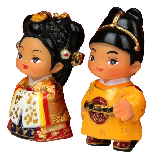한국 전통 기념품 자석세트 조선왕/왕비
