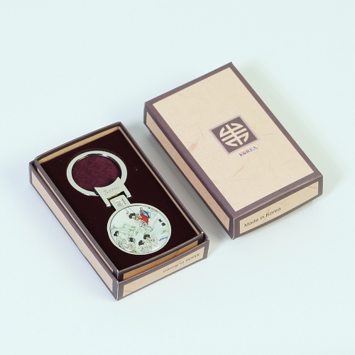 한국전통 펄 열쇠고리 키링 기념품